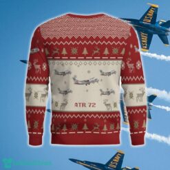 ATR 72 Aircraft Red Ugly Christmas Sweater New Gift For Fans image ATR 72 Aircraft Red Ugly Christmas Sweater New Gift For Fans - ATR 72_Aircraft Ugly Sweater Red_3