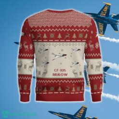 Avro Arrow CF 105 Arrow CF105 Aircraft Red Knitted Christmas Sweater New Gift For Fans image Avro Arrow CF 105 Arrow CF105 Aircraft Red Knitted Christmas Sweater New Gift For Fans - Avro Arrow CF-105 Arrow CF105_Aircraft Ugly Sweater Red_3