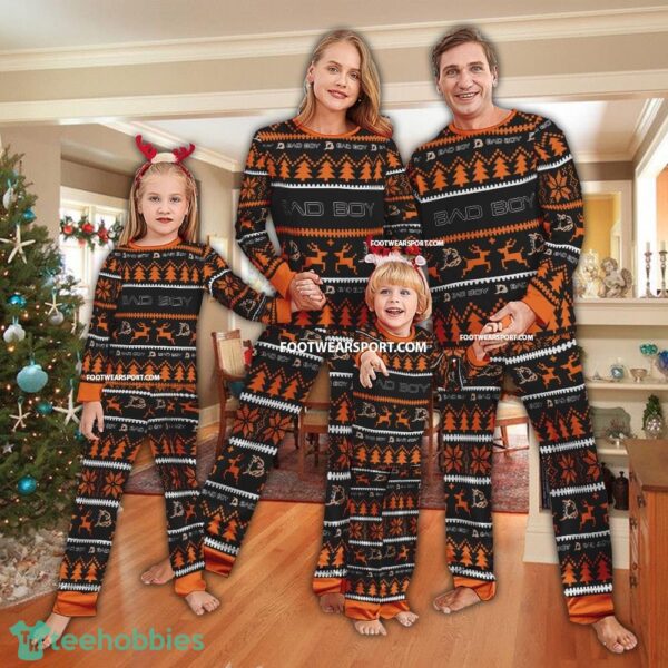 Bad Boy Tractor Ugly Christmas Pajamas Set Men Women Children - Bad Boy Tractor Ugly Christmas Pajamas Set Men Women Children