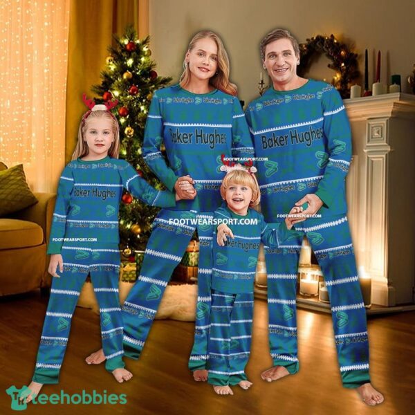 Baker Hughes Ugly Christmas Pajamas Set Family - Baker Hughes Ugly Christmas Pajamas Set Family