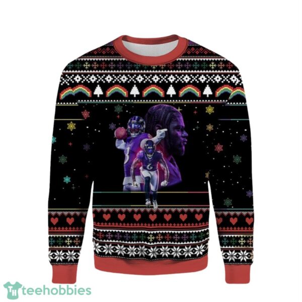 Baltimore Ravens Gameday 3D Ugly Christmas Sweater Christmas Gift Ideas Product Photo 1