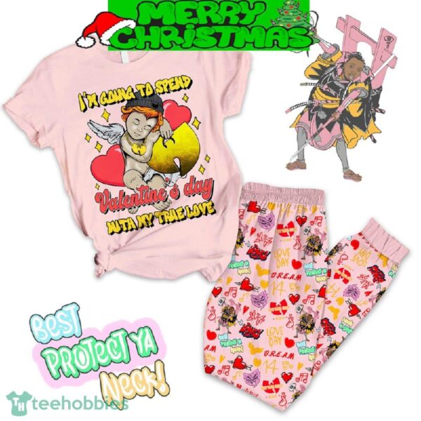 Best Protect Ya Neck Valentine Fleece Pajamas Set All Over Print Christmas Gift - Best Protect Ya Neck Valentine Fleece Pajamas Set-1