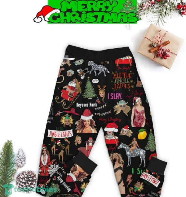 Beyonce Sleigh All Christmas Day Pajamas Set Gift Family - Beyonce Sleigh All Christmas Day Pajamas Set-3