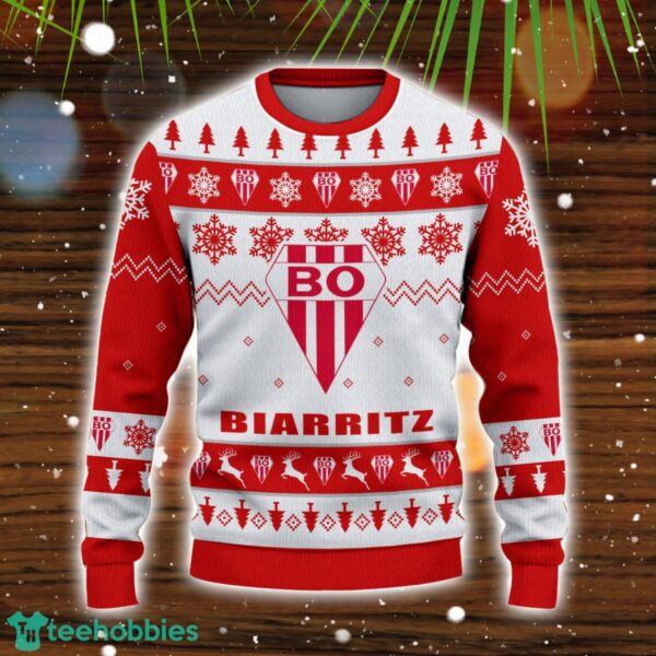 Biarritz Olympique 3D Sweater Gift Ugly Christmas Sweater Product Photo 2