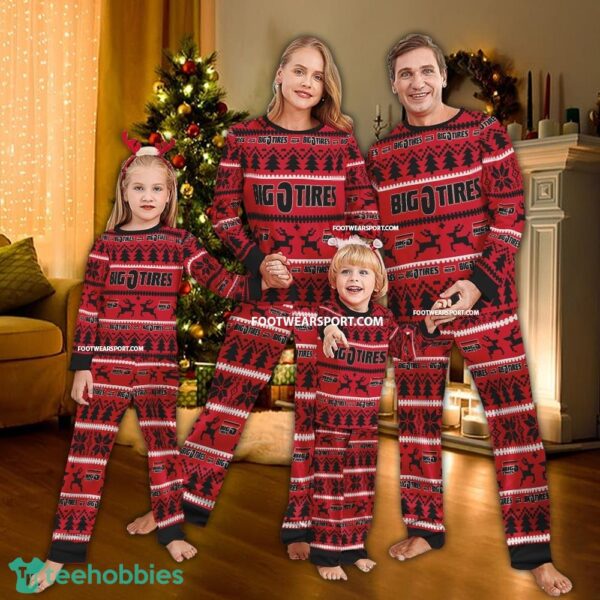 Big O Tires Pajamas Set Ugly Christmas Gift For Family - Big O Tires Pajamas Set Ugly Christmas Gift For Family
