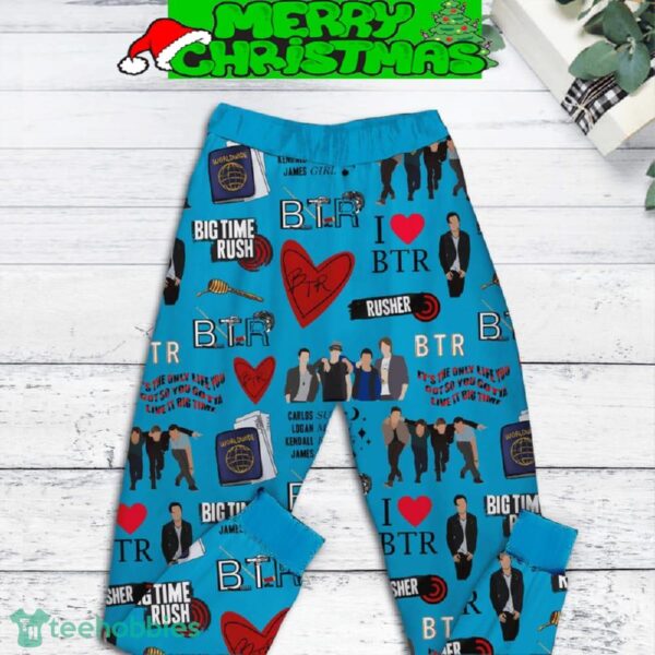 Big Rush Time Once A Rusher Always A Rusher Fleece Pajamas Set Men Women For Fans - Big Rush Time Once A Rusher Always A Rusher Fleece Pajamas Set-4