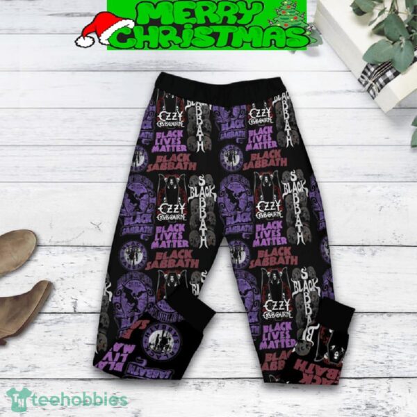 Black Sabbath God Is Dead War Pigs Fleece Pajamas Set For Christmas - Black Sabbath God Is Dead War Pigs Fleece Pajamas Set-3