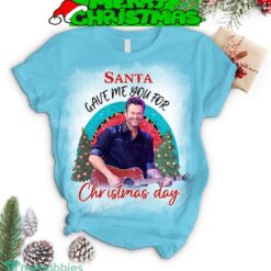 Blake Shelton Satan Gave Me You For Christmas Day Pajamas Set Full Print Christmas For Women - Blake Shelton Satan Gave Me You For Christmas Day Pajamas Set-2