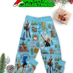 Blake Shelton Satan Gave Me You For Christmas Day Pajamas Set Full Print Christmas For Women - Blake Shelton Satan Gave Me You For Christmas Day Pajamas Set-3