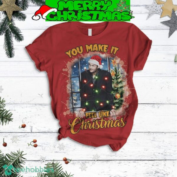 Blake Shelton You Make It Feel Like Christmas Pajamas Set Christmas For Family - Blake Shelton You Make It Feel Like Christmas Pajamas Set-4