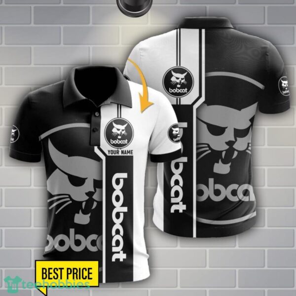 Bobcat 3D Polo Shirt Custom Name For Fans Car Lover Gift Product Photo 1
