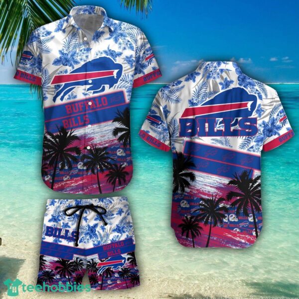 Buffalo Bills Team NFL Hawaiian Shirt And Beach Shorts Fans Gift Product Photo 1