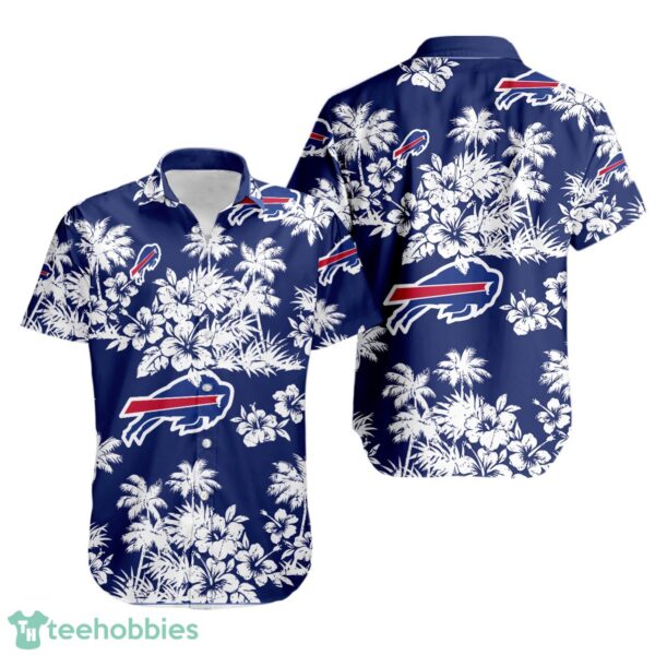 Buffalo Bills Tropical Hawaii Style Short Sleeve Hawaiian Shirt Product Photo 1