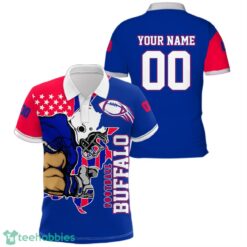 Buffalo Football Team Polo Shirt Custom Name Number Gift For Men Sports Product Photo 1