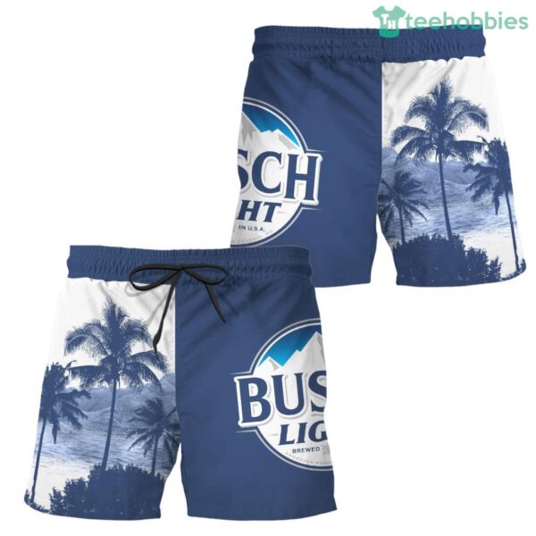 Busch Light Tropical Flag Swim Trunks Hawaiian Short Product Photo 1