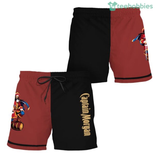 Captain Morgan Basic Colorful Swim Trunks Hawaiian Short Product Photo 1