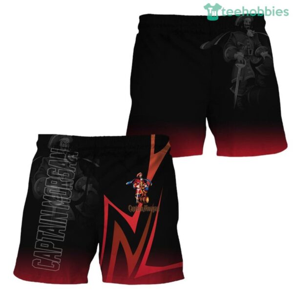 Captain Morgan Esport Style Swim Trunks Hawaiian Short Product Photo 1