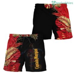 Captain Morgan Tropical Kentia Palm Swim Trunks Hawaiian Short Product Photo 1