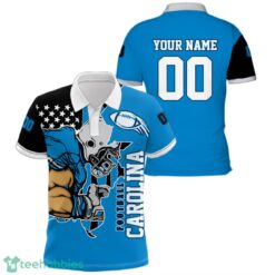 Carolina Football Team Polo Shirt Custom Name Number Gift For Men Sports Product Photo 1