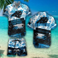 Carolina Panthers Team NFL Hawaiian Shirt And Beach Shorts Fans Gift Product Photo 1