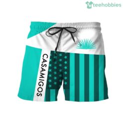 Casamigos American Flag Pattern Swim Trunks Hawaiian Short Product Photo 1