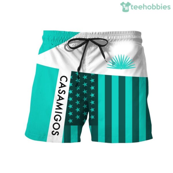 Casamigos American Flag Pattern Swim Trunks Hawaiian Short Product Photo 1