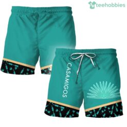 Casamigos Bottle Pattern Swim Trunks Hawaiian Short Product Photo 1