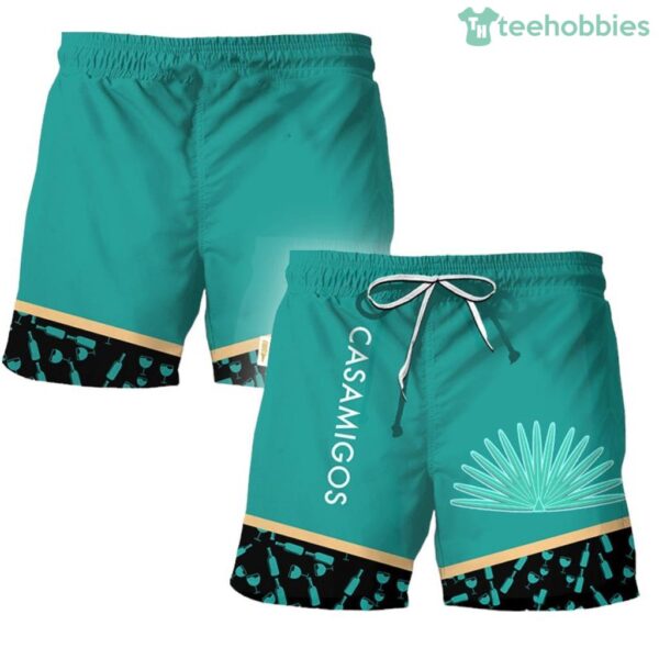 Casamigos Bottle Pattern Swim Trunks Hawaiian Short Product Photo 1