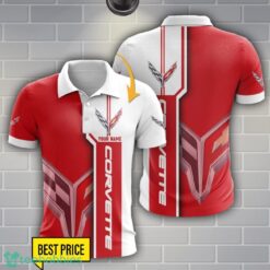 Chevrolet Corvette 3D Polo Shirt Custom Name For Fans Car Lover Gift Product Photo 1