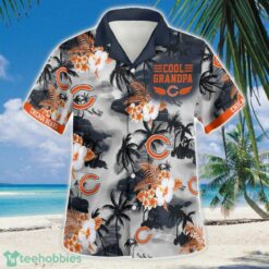 Chicago Bears Grandparent 3D Hawaiian Shirt Button Beach Shirt Product Photo 2
