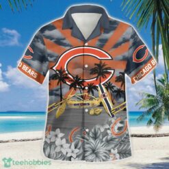 Chicago Bears Summer Lover 3D Hawaiian Shirt Button Beach Shirt Product Photo 2