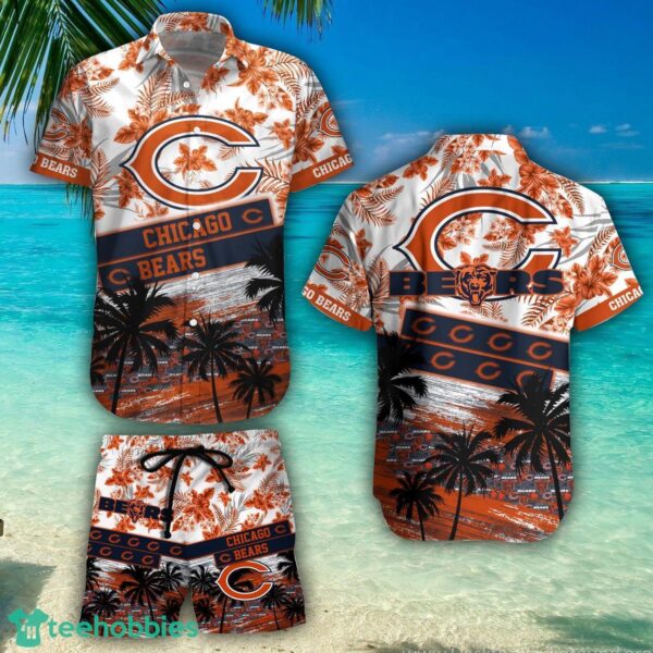 Chicago Bears Team NFL Hawaiian Shirt And Beach Shorts Fans Gift Product Photo 1
