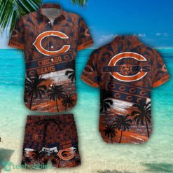 Chicago Bears Team NFL Hawaiian Shirt And Beach Shorts Summer Gift Product Photo 1