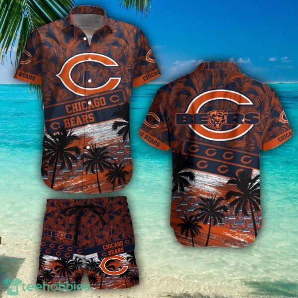 Chicago Bears Team NFL Hawaiian Shirt And Beach Shorts Summer Gift Product Photo 1
