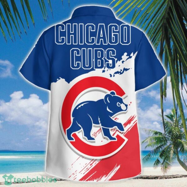 Chicago Cubs Baseball 3D Hawaiian Shirt Button Beach Shirt Product Photo 1