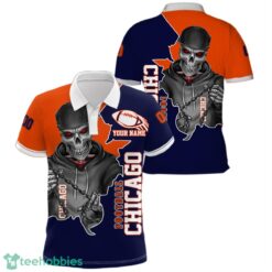 Chicago Football Team Personalized Name Number Polo Shirt Product Photo 1