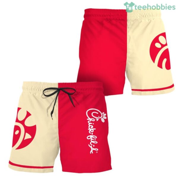 Chick-fil-A Basic Colorful Swim Trunks Hawaiian Short Product Photo 1