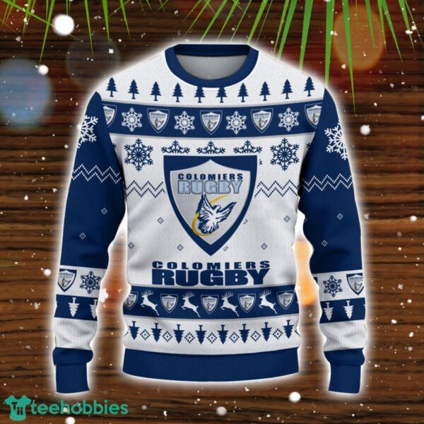 Colomiers Rugby 3D Sweater Gift Ugly Christmas Sweater Product Photo 2