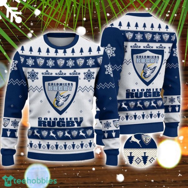 Colomiers Rugby 3D Sweater Gift Ugly Christmas Sweater Product Photo 1