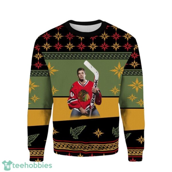 Corey Crawford Chicago Blackhawks 3D Ugly Christmas Sweater Christmas Gift Ideas Product Photo 1