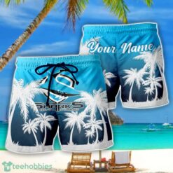Cronulla Sharks NRL Beach Shorts Custom Name Product Photo 1