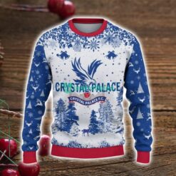 Crystal Palace 3D Sweater Pine Trees Pattern Ugly Christmas Sweater For Big Fans Product Photo 2