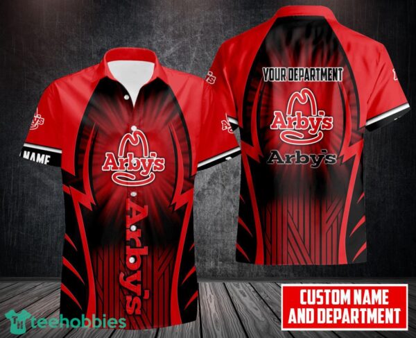 Custom Name Arby's Hawaii Shirt Work At Shirt For Men And Women Product Photo 1