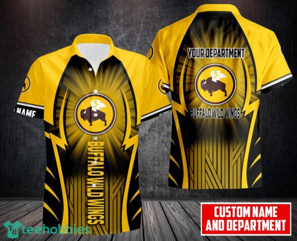 Custom Name Buffalo Wild Wings Hawaii Shirt Work At Shirt For Men And Women Product Photo 1