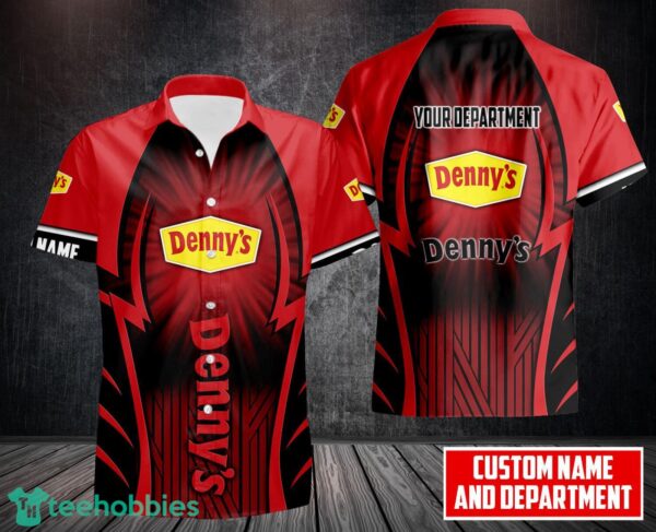 Custom Name Denny's Hawaii Shirt Work At Shirt For Men And Women Product Photo 1