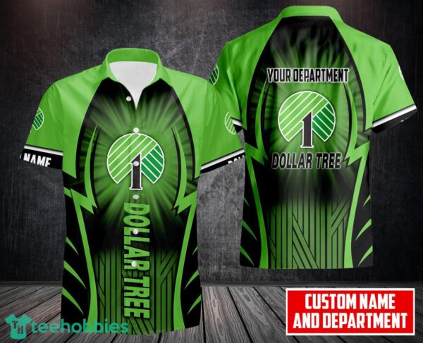 Custom Name Dollar Tree Hawaii Shirt Work At Shirt For Men And Women Product Photo 1