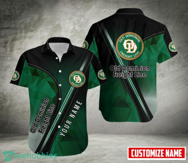 Custom Name Old Dominion Freight LineHawaii Shirt Design New Summer For Fans Product Photo 1
