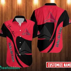 Custom Name PERSONALIZED delta air lines Lover Shirt 3D Hawaiian Shirt For Men And Women Gift Product Photo 1