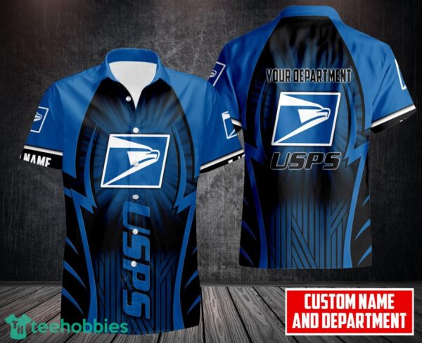 Custom Name Usps Hawaii Shirt Work At Shirt For Men And Women Product Photo 1