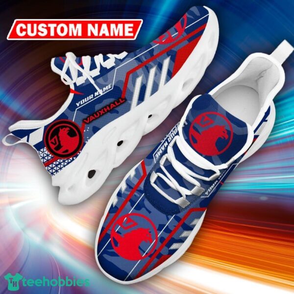 Custom Name Vauxhall Logo Camo Blue Explore Chunky Sneaker Gift For Men Women Max Soul Shoes - Custom Name Vauxhall Logo Racing Car Tractor Farmer Max Soul Shoes Photo 18